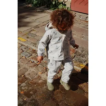 Chlapecká bunda Sada Konges Sløjd RAINY PALME SET modrá barva, KS103530 KS103530.9BYA 05X, vel. 134-140