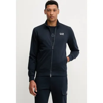 Pánská mikina Mikina EA7 Emporio Armani pánská, černá barva, s potiskem, PJVRZ.8NPM31 59X, vel. L