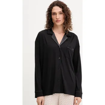 Pánská móda Pyžamová košile BOSS BOSS Sheen_Shirt 50545588 černá 99X, vel. XS