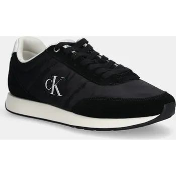 Pánské tenisky Tenisky Calvin Klein RETRO RUNNER ESS MIX MAT YM0YM01361 černá 99X, EUR 40