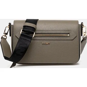 Kabelka Kožená kabelka Dkny béžová barva, R42E3E21 87X, vel. ONE SIZE