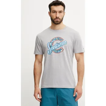 Pánské tričko Bavlněné tričko Columbia 1888813 šedá 90X, vel. S