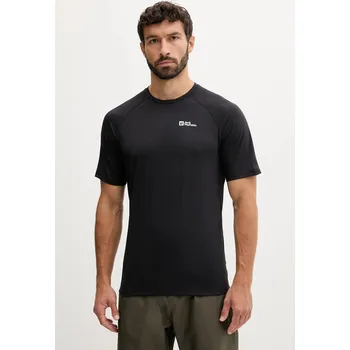 Pánské tričko Sportovní triko Jack Wolfskin Prelight Swift béžová barva, A63800 99X, vel. XL