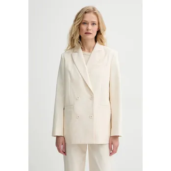 Dámské sako Bavlněné sako A.P.C. veste lucy béžová barva, COHFU.F03212 01X, vel. 36