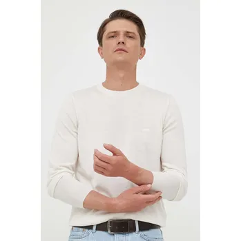 Pánský svetr Vlněný svetr BOSS Botto-L pánský, černá barva 50476364 01X, vel. L