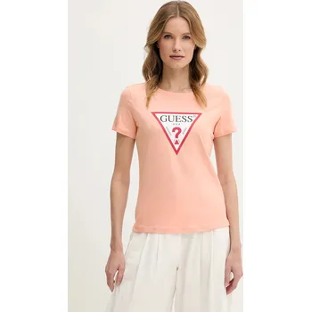 Pánská móda Bavlněné tričko Guess W1YI1B.I3Z14 oranžová 24X, vel. XL