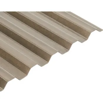 Průsvitná krytina LANIT PLAST Trapézový polykarbonát Marlon CSE ORIGINAL TR 76/16 0,8 mm bronz 1,06 x 5 m