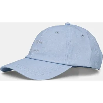 Kšiltovka Bavlněná baseballová čepice Samsoe Samsoe SAADDIE, ONE SIZE, modrá, 05X