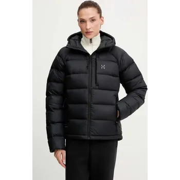 Péřová bunda Haglöfs Rosson Down dámská, tmavomodrá barva, zimní, 607468 99X, vel. L