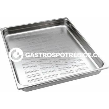 Gastronorm GN 2/1 (h=40 mm) nerezová děrovaná