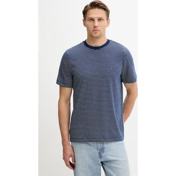 Bavlněné tričko Tommy Hilfiger MW0MW39995 námořnická modř 59A, vel. S