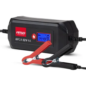 Nabíječka autobaterie AMiO Nabíječka digitální STD GEL AGM WET MAX 4A 6/12V