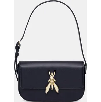 Kabelka Kožená kabelka Patrizia Pepe černá barva, 8B0231 L061 8B0231.L061 59X, vel. ONE SIZE