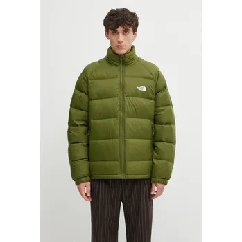 Péřová bunda The North Face Hydrenalite Down Jacket zelená barva, zimní, NF0A88XUBRI1, XL, 77X