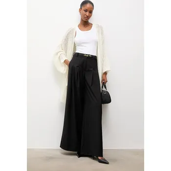 Dámský svetr Kardigan s příměsí vlny Answear.LAB 10421.iak béžová 01X, vel. S/M