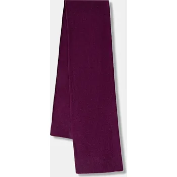 Šála Vlněná šála United Colors of Benetton černá barva, hladká, 1002DU01E 44X, vel. ONE SIZE