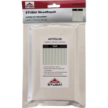Tmel STUBAI WoodRepair 150 mm, 8 náplní bílá