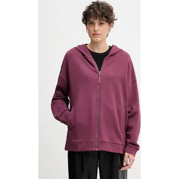 Pánská mikina Bavlněná mikina United Colors of Benetton 3UNID500R fialová 49X, vel. XS