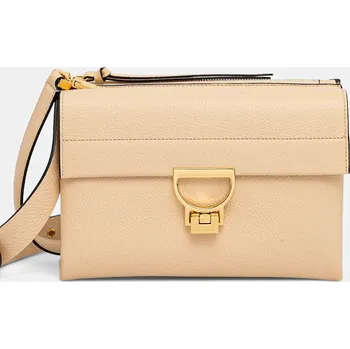 Kabelka Kožená kabelka Coccinelle ARLETTIS černá barva, E1 MD5 12 08 01 E1.MD5.12.08.01 08X, vel. ONE SIZE