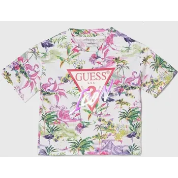 Chlapecké tričko Dětské tričko Guess zelená barva J4GI12.K6YW3.PPYH 70X, vel. 158-166