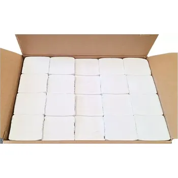 Papírový ručník vybaveniprouklid.cz papírové ručníky ZZ bílé, 25 x 23, 2 vr, celulóza, 3000 ks