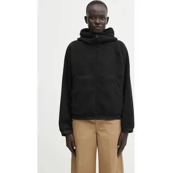 Dámská mikina Fleecová mikina Carhartt WIP W' Hooded Helix Fleece Jacket, S, černá, 99X