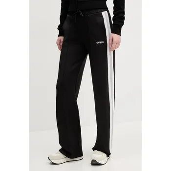 Tepláky Guess YARROW dámské, černá barva, s potiskem, V5GB12 KCRU2 V5GB12.KCRU2 99X, vel. XS