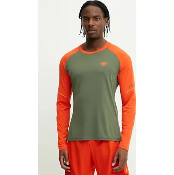 Pánské tričko Sportovní tričko s dlouhým rukávem Dynafit Alpine Pro zelená barva, 08.0000071156 87X, vel. L