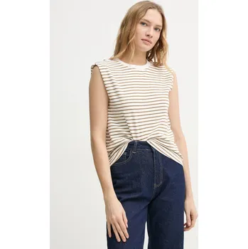 Bavlněný top G-Star D26073.D979 béžová 01X, vel. M