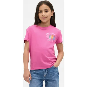 Dívčí tričko GAP Dívčí Dětské tričko Gap Růžová M (2947664)