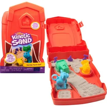 kinetický písek Kinetic Sand první farma hrací set