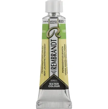 Vodová barva Akvarelová barva v tubě Rembrandt 10 ml – 633 Permanent Yellowish Green