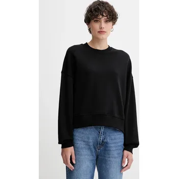 Dámská mikina Bavlněná mikina United Colors of Benetton dámská, tmavomodrá barva, s potiskem, 3UNID109A 99A, vel. M