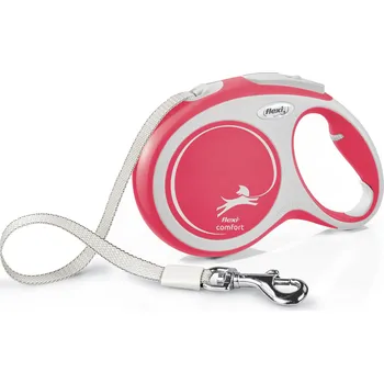 Vodítko pro psa Flexi Vodítko Comfort L pásek 8m červené
