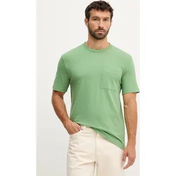 Pánské tričko Bavlněné tričko United Colors of Benetton pánské, bílá barva, 3BL0U10A8 70X, vel. S