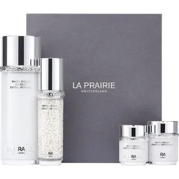 Pleťové sérum La Prairie Kosmetická sada rozjasňující a zpevňující pleťové péče White Caviar Brightening & Firming Ritual