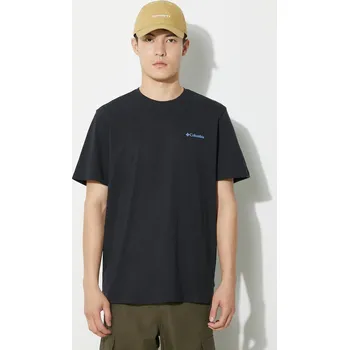 Pánské tričko Bavlněné tričko Columbia Explorers Canyon, M, černá, 99B