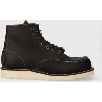 Pánské tenisky Kožené boty Red Wing 6-INCH Classic Moc Toe, 43.5, černá, 99X