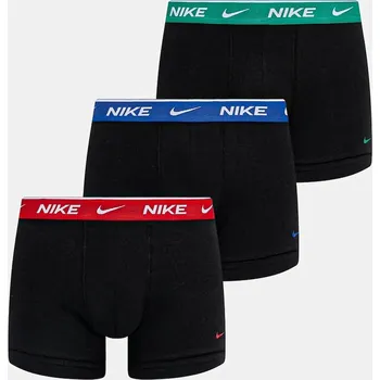 Pánské spodní prádlo Boxerky Nike 3-pack 0000KE1008.M černá 99B, vel. S