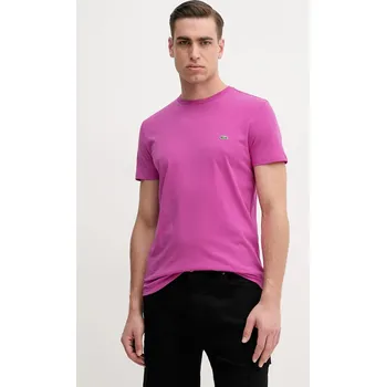 Dámské oblečení Bavlněné tričko Lacoste, S, růžová, 43X