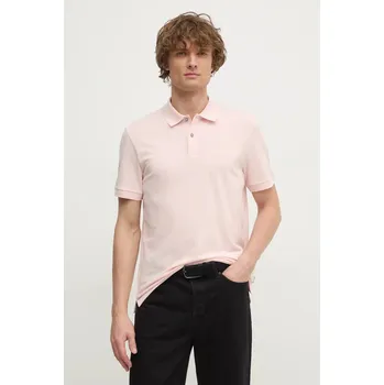 Bavlněné polo tričko BOSS Pallas černá barva, 50468362 03X, vel. M