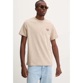 Dámské tričko Bavlněné tričko A.P.C. standard rue madame GOTS, XS, béžová, 02X