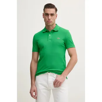 Bavlněné polo tričko Lacoste PH4012 zelená 77A, vel. S