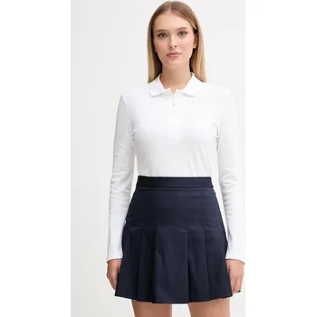 Pánské tričko Tričko s dlouhým rukávem Lacoste PF5464 bílá 00X, vel. 36