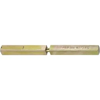 Stavební výplň FSB speciální čtyřhran 05 0125 dělený, LI 55,5 x LA 60,5mm, VK 9mm, žlutý pozink