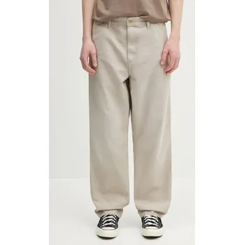 Pánské kalhoty Bavlněné kalhoty Carhartt WIP Single Knee Pant, 34, béžová, 12X
