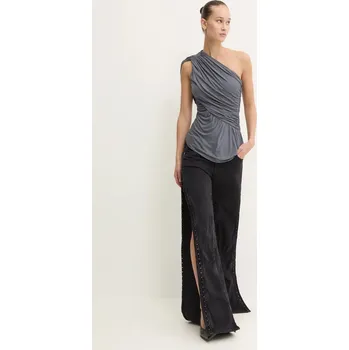 Dámské džíny Džíny Y/Project EVERGREEN HOOK AND EYE SLIM JEANS, 25, černá, 99J