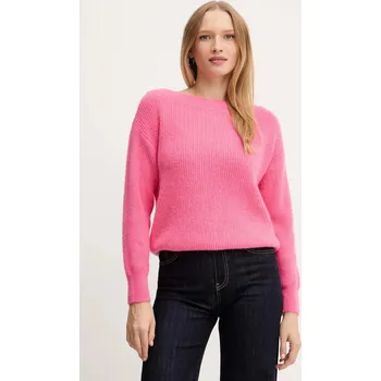 Pánský svetr Svetr z vlněné směsi Morgan MREINE růžová 30X, vel. L