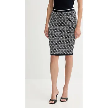 Dámská sukně Sukně Guess LISE černá barva, mini, pouzdrová, W4BD53 Z37K0 W4BD53.Z37K0 59A, vel. S