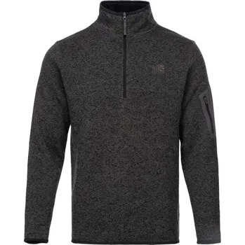 Pánská mikina Karrimor quarter Zip Orbit Fleece Mens Charcoal Marl L